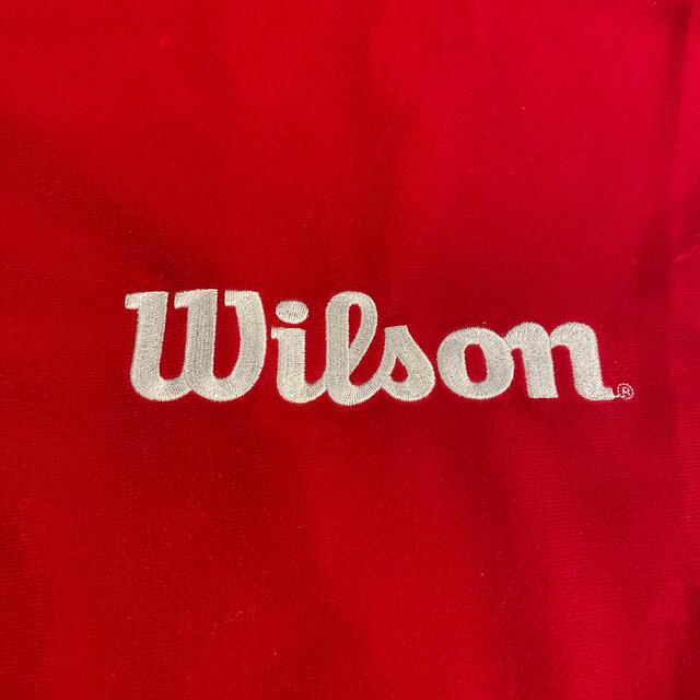 wilson(ウィルソン)のWilson꙳★*ﾟテニス ラケットケース 赤 スポーツ/アウトドアのテニス(バッグ)の商品写真
