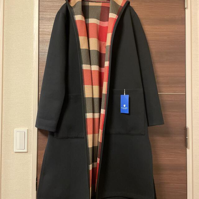 BURBERRY BLUE LABEL(バーバリーブルーレーベル)のブルーレーベルクレストブリッジコーディガン☆新品未使用 レディースのジャケット/アウター(ロングコート)の商品写真