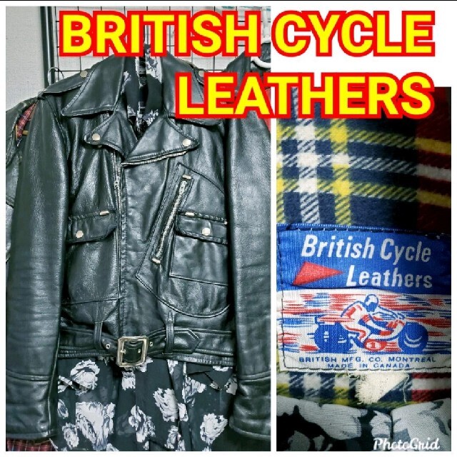 希少品 british cycle leather 50s vintage