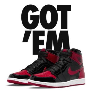 ナイキ(NIKE)のAir Jordan 1 High OG "Patent Bred" 27.0(スニーカー)