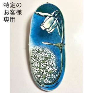 アラビア(ARABIA)のARABIA ヘルヤ "Aikaan valkovuokkojen" 陶板画(置物)