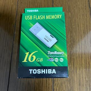 トウシバ(東芝)のTOSHIBA USB FLASH MEMORY 16GB(PC周辺機器)