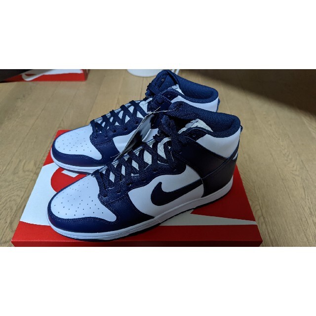 NIKE(ナイキ)のプロフ必読NIKE DUNK HIGH Midnight Navy メンズの靴/シューズ(スニーカー)の商品写真