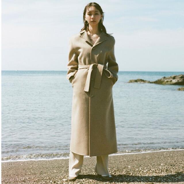 【数量は多】ジャケット/アウターらかいライ RANDEBOO Over shoulder wool coatの通販 by mirumi's shop