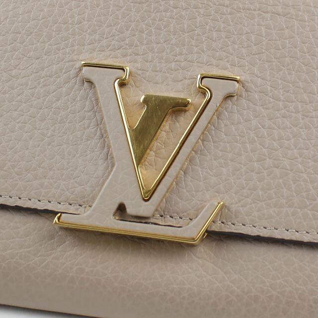 LOUIS VUITTON(ルイヴィトン)のLouis Vuitton ルイヴィトン カプシーヌ 長財布 ガレ レザー 美品 レディースのファッション小物(財布)の商品写真