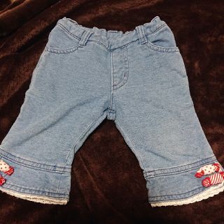 シャーリーテンプル　デニムパンツ90 美品