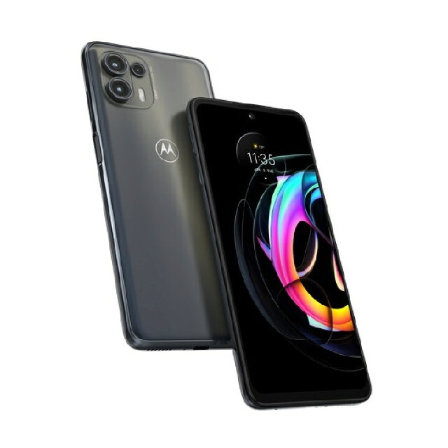 Motorola(モトローラ)の新品未開封 moto　edge20 Fusion エレキグラファイト　送料無料 スマホ/家電/カメラのスマートフォン/携帯電話(スマートフォン本体)の商品写真
