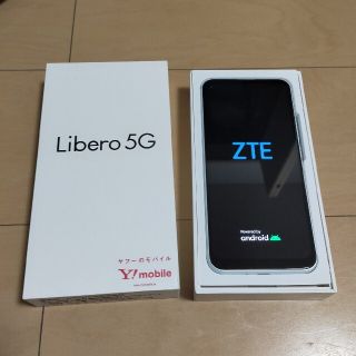 ゼットティーイー(ZTE)のYmobile Libero5G(White)(スマートフォン本体)