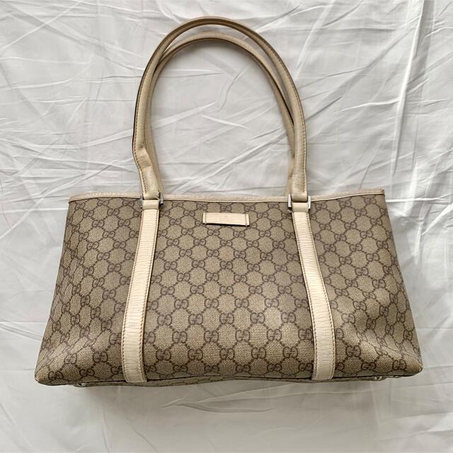 Gucci(グッチ)の買い物大好き様専用 GUCCI グッチ トートバッグ GG柄 ブラウン レディースのバッグ(トートバッグ)の商品写真