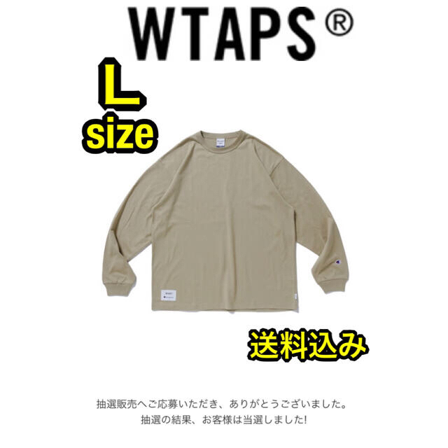 W)taps(ダブルタップス)の【激レア未試着】Wtaps Champion ロンT Lサイズ 送料込み メンズのトップス(Tシャツ/カットソー(七分/長袖))の商品写真