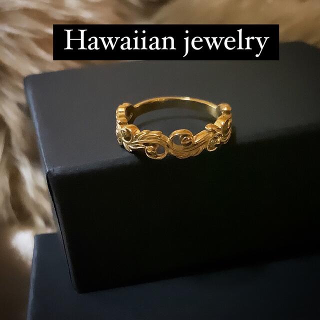 ハワイアンジュエリー リング メンズ レディース男 女 指輪 ゴールド シルバー メンズのアクセサリー(リング(指輪))の商品写真