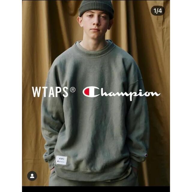 W)taps(ダブルタップス)の専用　値下げ不可　wtaps champion 22ss メンズのトップス(スウェット)の商品写真