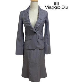 ビアッジョブルー(VIAGGIO BLU)のViaggio Blu ビアッジョブルー マーメイドラインスカート スーツセット(スーツ)