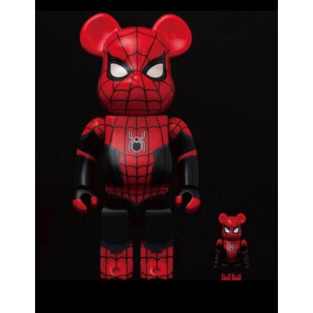 BE@RBRICK SPIDER-MAN UPGRADED SUIT 3体セット状態