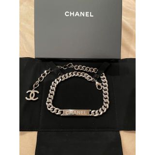 CHANEL - 【レア】CHANEL シャネル ロゴ プレート チェーン ネックレス ...