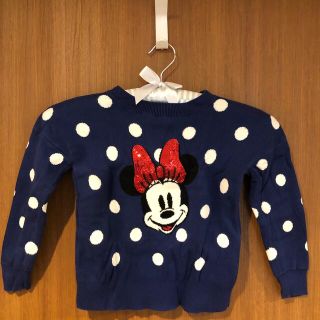 ギャップキッズ(GAP Kids)のGAP Disney ミニー　トレーナー　6-7歳　Sサイズ(Tシャツ/カットソー)