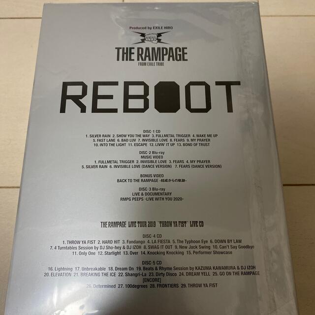 THE RAMPAGE(ザランページ)のTHE RAMPAGE "REBOOT" 特典付き エンタメ/ホビーのDVD/ブルーレイ(ミュージック)の商品写真