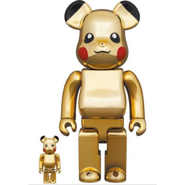 BE@RBRICK ピカチュウ GOLD CHROME