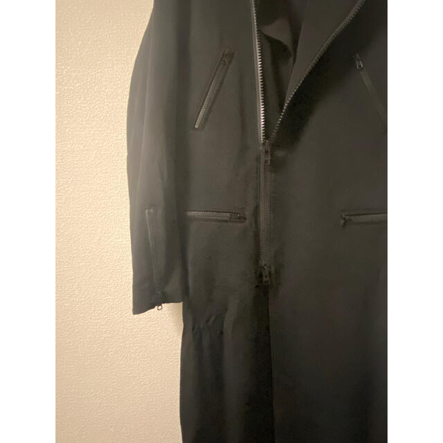 Yohji Yamamoto(ヨウジヤマモト)のヨウジヤマモト　ライダース　20ss タキシードフレアドレス　コート メンズのジャケット/アウター(ライダースジャケット)の商品写真