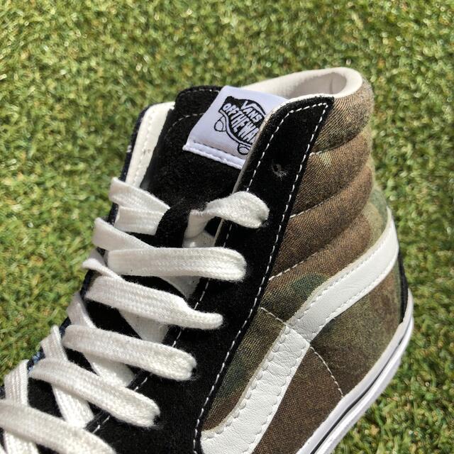 美品23 VANS SK8-HIヴァンズ スケートハイ デニム カモフラB429 美品23 VANS SK8-HIヴァンズ スケートハイ デニム カモフラB429