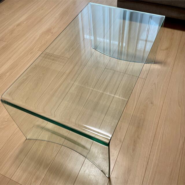 Francfrancクレールコーヒーテーブル ガラステーブル