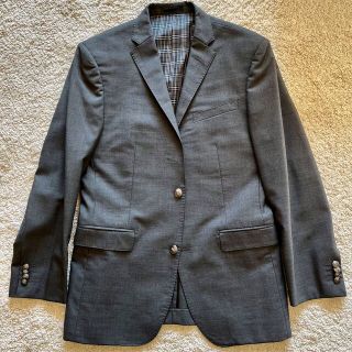 バーバリーブラックレーベル(BURBERRY BLACK LABEL)の【BURBERRY】バーバリーブラックレーベル テーラードジャケット グレイ(テーラードジャケット)