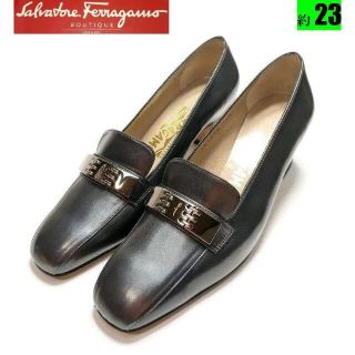 サルヴァトーレフェラガモ(Salvatore Ferragamo)の送料無ピカピカ新品仕上げ⭐フェラガモFerragamoガンチーニ　パンプス約23(ハイヒール/パンプス)