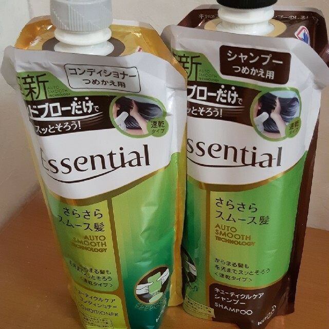 Essential(エッセンシャル)のあん様専用　花王エッセンシャル　シャンプー&コンディショナーセット コスメ/美容のヘアケア/スタイリング(シャンプー/コンディショナーセット)の商品写真