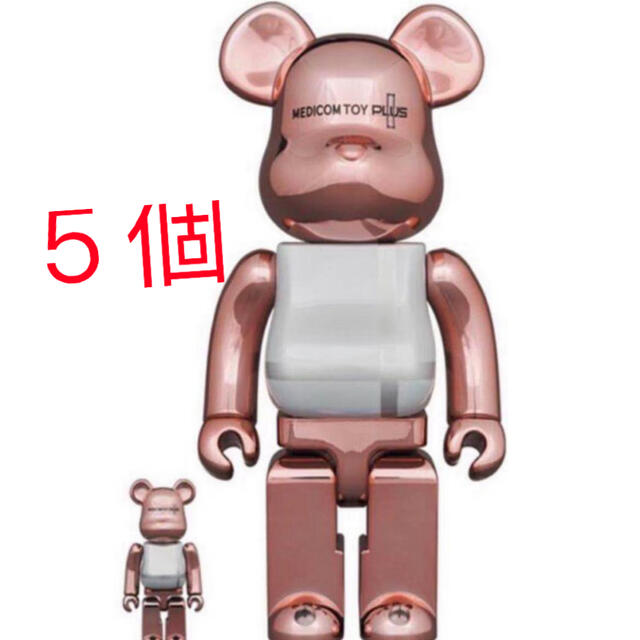 BE@RBRICK PINK GOLD CHROME 100%&400% 5個エンタメ/ホビー