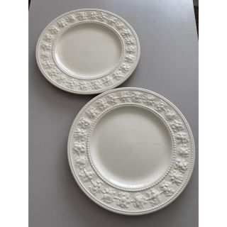 ウェッジウッド(WEDGWOOD)のウェッジウッド　白　大皿　2枚セット(食器)