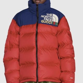 Gucci - GUCCI North Face コラボ ダウン ヌプシ M 赤 激レアの通販