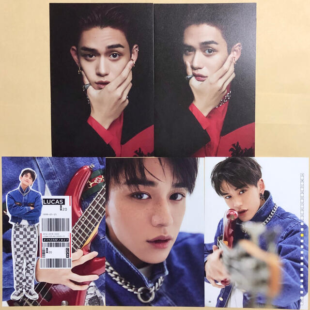 NCT WayV ルーカス Lucas 切り抜き セット トレカ ブックレット エンタメ/ホビーのCD(K-POP/アジア)の商品写真