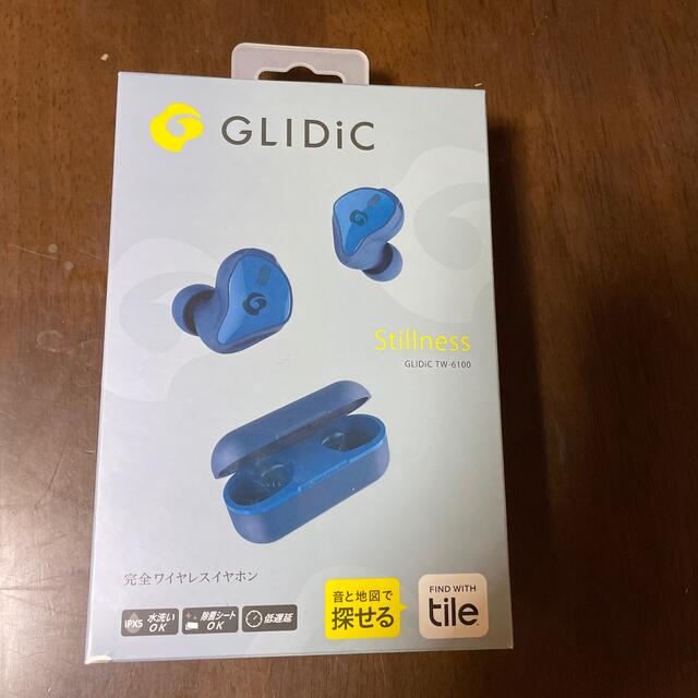 GLIDiC フルワイヤレスイヤホン TW-6100 ブルー ヘッドフォン+イヤフォン