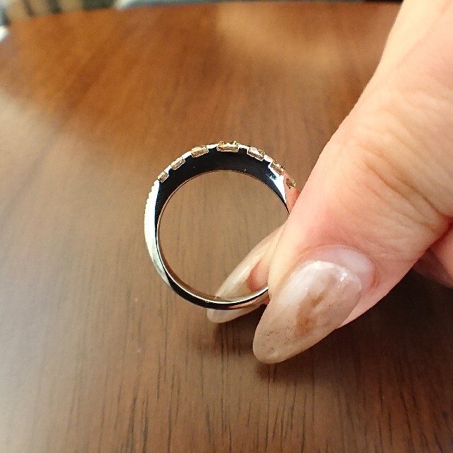 カシケイ✨ブラウンダイヤモンド 0.55ct ネイキッド リング K18 11号 カシケイ✨ブラウンダイヤモンド 0.55ct ネイキッド リング K18 11号