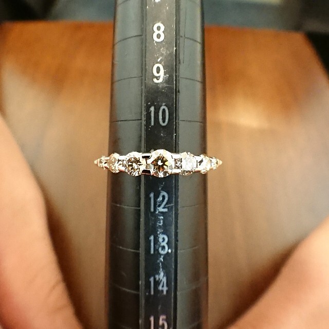 カシケイ✨ブラウンダイヤモンド 0.55ct ネイキッド リング K18 11号 カシケイ✨ブラウンダイヤモンド 0.55ct ネイキッド リング K18 11号