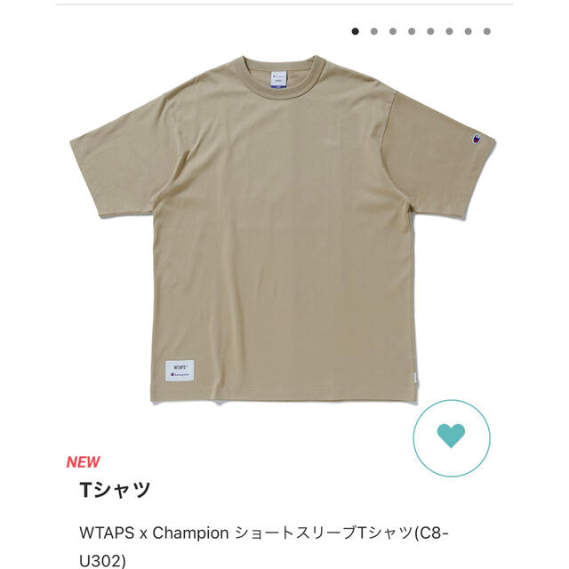 W)taps(ダブルタップス)のwtaps champion Tシャツ　最安値 メンズのトップス(Tシャツ/カットソー(半袖/袖なし))の商品写真