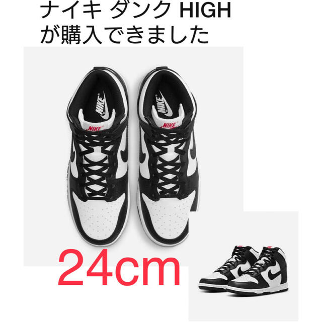 24cm ダンクハイ パンダ DANK HIGH DD1869-103