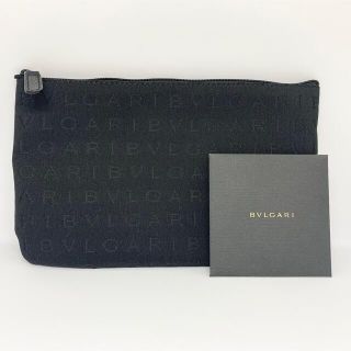 ブルガリ(BVLGARI)のBVLGARI ブルガリ ロゴマニア ポーチ ブラック(ポーチ)