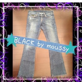 ブラックバイマウジー(BLACK by moussy)のブーツカット☆BLACKbymoussy(デニム/ジーンズ)