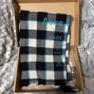 アクネ(ACNE)のacne studios ロゴチェックスカーフ マフラー(マフラー/ショール)