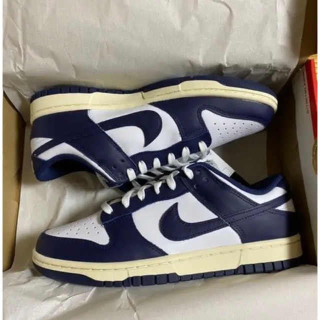 Nike WMNS Dunk Low Vintage Navy【26.0cm】