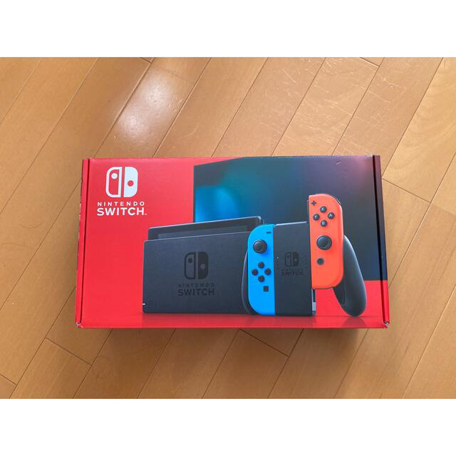 ゲームソフトゲーム機本体Nintendo Switch 液晶モデル ネオンブルー/ネオレッド 美品