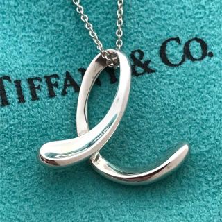 ティファニー(Tiffany & Co.)のTiffanyラージイニシャルe ネックレス 希少(ネックレス)