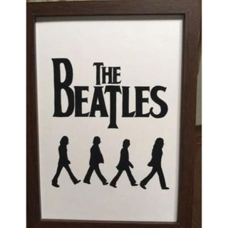 【手描きイラスト】ビートルズ　the beatles【フレーム付き】(ポップス/ロック(洋楽))