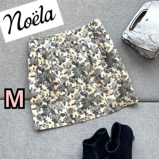 ノエラ(Noela)のノエラ　Noela 花柄 フレアスカートミニスカート　M オールシーズン(ミニスカート)