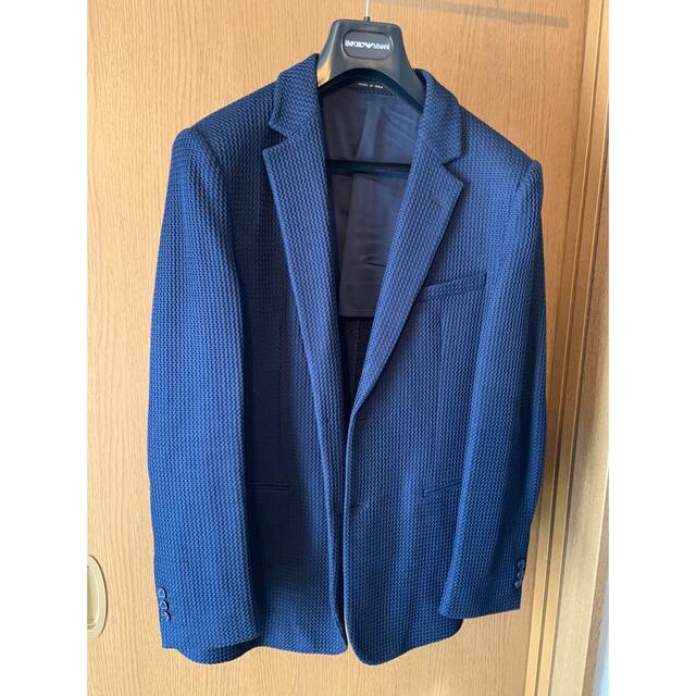 Emporio Armani - EMPORIO ARMANIサマーニットテーラードジャケットの