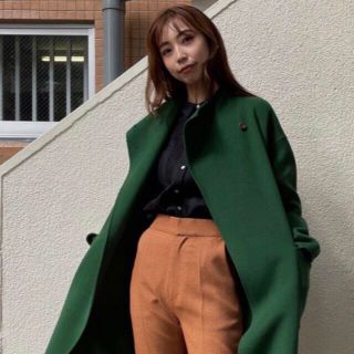 Ameri VINTAGE Ameri 新品 STAND COLLAR SCARF COAT
