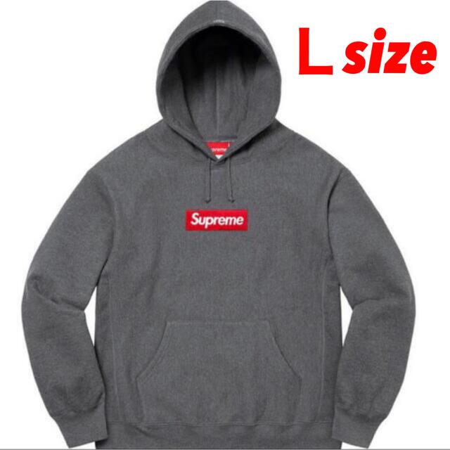 Supreme(シュプリーム)の Box Logo Hooded Sweatshirt  Charcoal  L メンズのトップス(パーカー)の商品写真