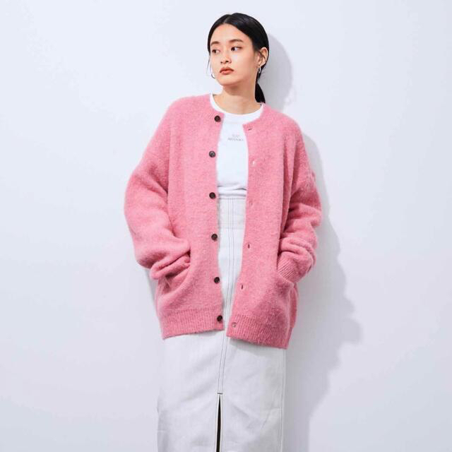 今期新作】adam et rope' UNISEX モヘアルーズカーディガン www
