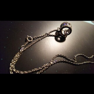 アメリヴィンテージ(Ameri VINTAGE)のDUB silver925 RingTop necklaceチェーン42cm(ネックレス)